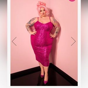 4x glitz and glam Micheline Pitt vixen gown